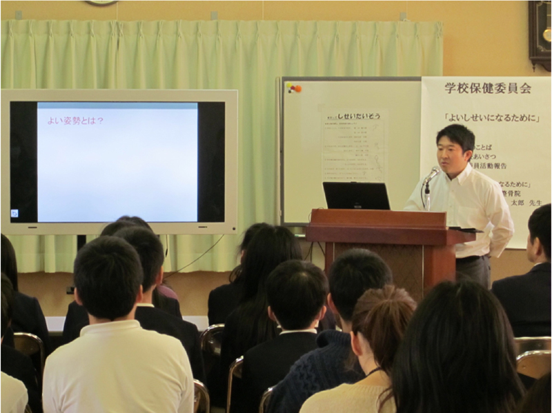 苗代小学校での講演の様子